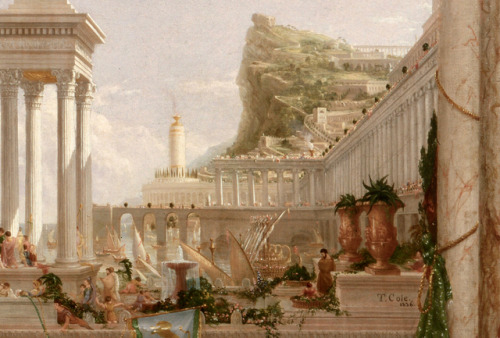 The Course of the Empire: The Consummation of Empire (detail) 1836. Thomas Cole