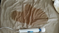 Badass-Bama-Babe:  Bunnis-Bayou:  I Think She Enjoyed The Hitachi Aka Magic Wand.