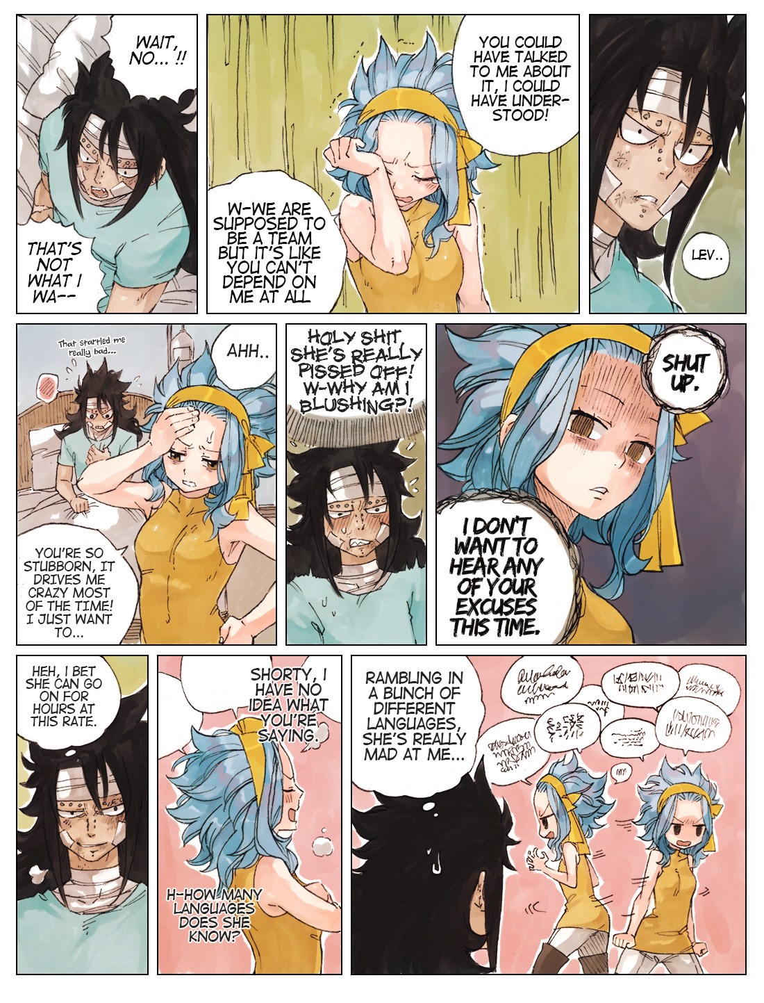 rboz:  prompt 7 - jealousyDrawing a conflicted Gajeel is addicting and I enjoyed