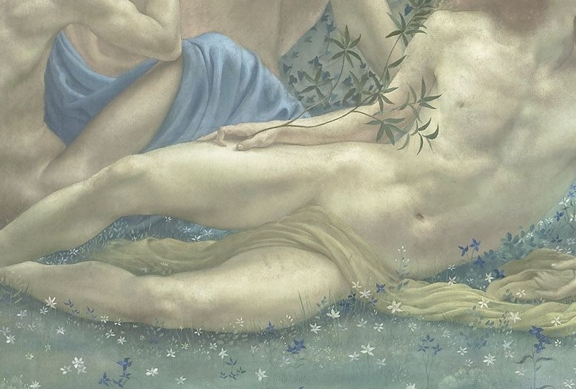detailedart:Details: L'école de Platon (The School of Platon), 1898, by Jean Delville.