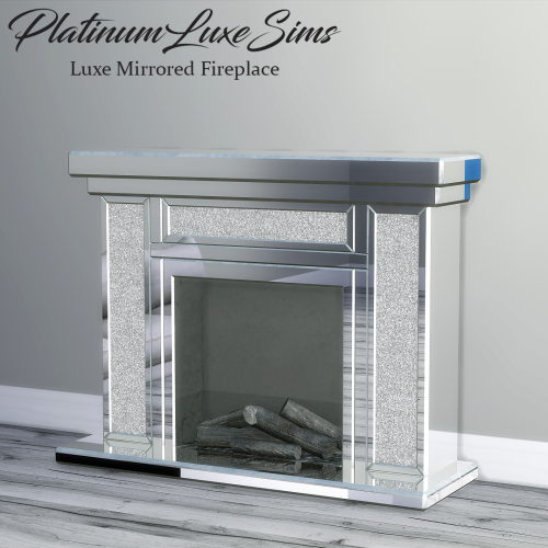 Luxe Mirrored Fireplace• 8 Swatches.DOWNLOADPatreon early access - Public 8th September. DO NOT - Re