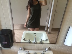 babygirl-bratt:  Should be in class but I rather take slutty pictures 