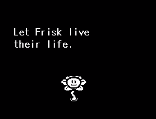 mettatonext:when people try to label frisk as a girl or boy 