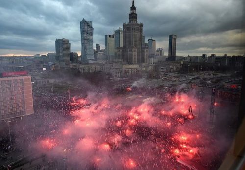 Polish Nationalist Youth March.