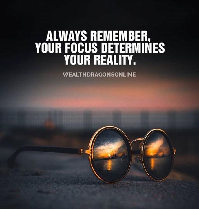 Always remember, your focus determines your reality. -Qu…