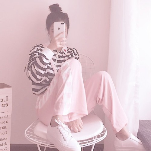 honeysake:♡ Heart Track Pants (2 Colours) - Buy Here ♡Discount Code: behoney (10% off your purchase!
