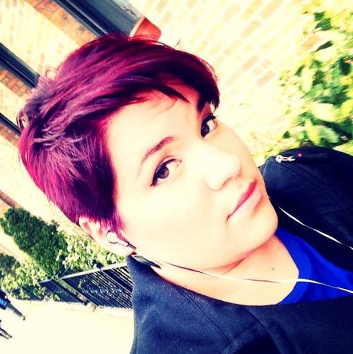 Finally dyed it purple!  Come find me: theythrewtomatoes.tumblr.com