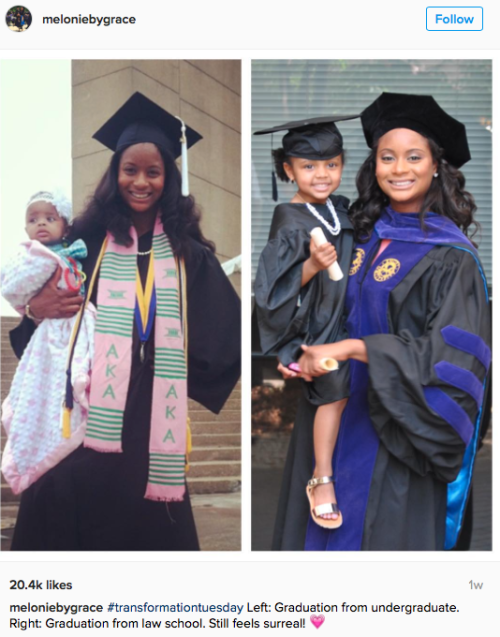 heyyreene:  micdotcom: School is already hard enough — with busy class schedules, 20-page thesis papers and those quiet all-nighters. But imagine doing all that with a kid to raise. Meet five amazing black mothers who managed to do just that. The stories