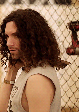 markired: current aesthetic: dan resting the axe on his shoulder.