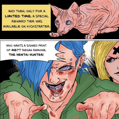 From Now Until June 2nd, If You Back This Special Tier Of Hentai Hunter, Youll Receive A Signed Print!