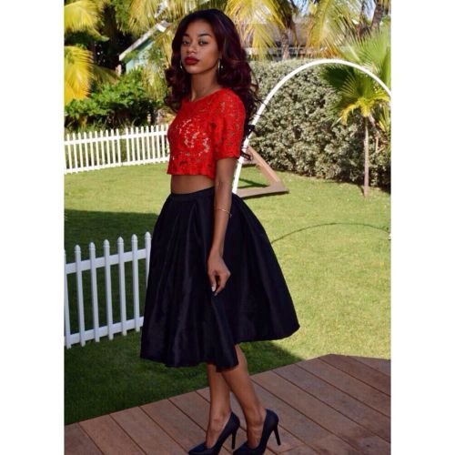 withlovenae: Happy ❤️ Day. Crop top: @clozclozet #Ootd #HappyValentinesDay #Choies www.insta