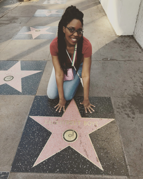 keepitmovinshawty: ⭐️⭐️⭐️⭐️⭐️⭐️ (at Hollywood Walk of Fame) So I went to Hollywood&hellip;