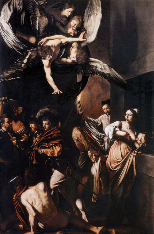 hypaerion:The Seven Works of Mercy (1607)-CaravaggioHeld in Pio Monte della Misericordia