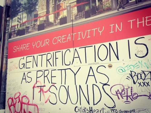 I found some amazing graffiti and culture jams around town today. #hamont #gentrification #nothanks 