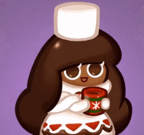 Cocoa After She Melts Marshmallow And Adds Her To Her Cocoa