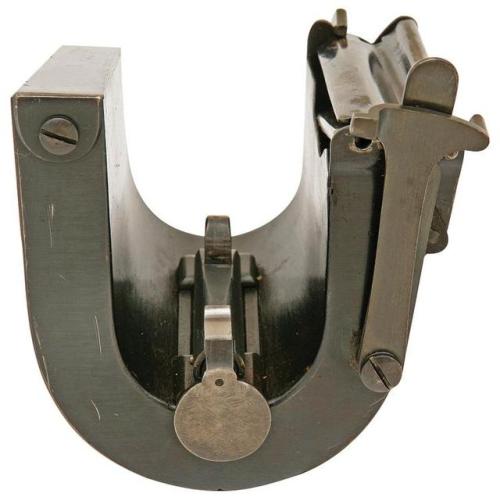 German Model 1871/1880 bolt action rifle with experimental Ludwig Loewe patent 9 round magazine.from