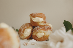 fullcravings:Sugared Brioche Doughnuts with