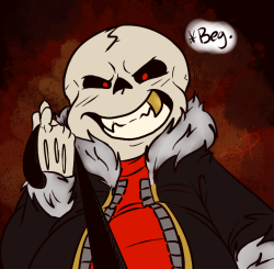 small-sans:  you can ow the edge all u want about this au while i sit over here and pine over this evil sans 