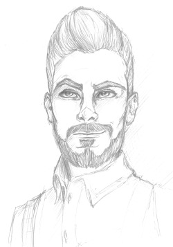 Yesterday&Amp;Rsquo;S Portrait Sketch. Time For The Hottest!! My Dear Victorles87Hope