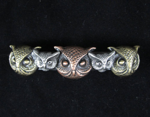 owl barrette // $22