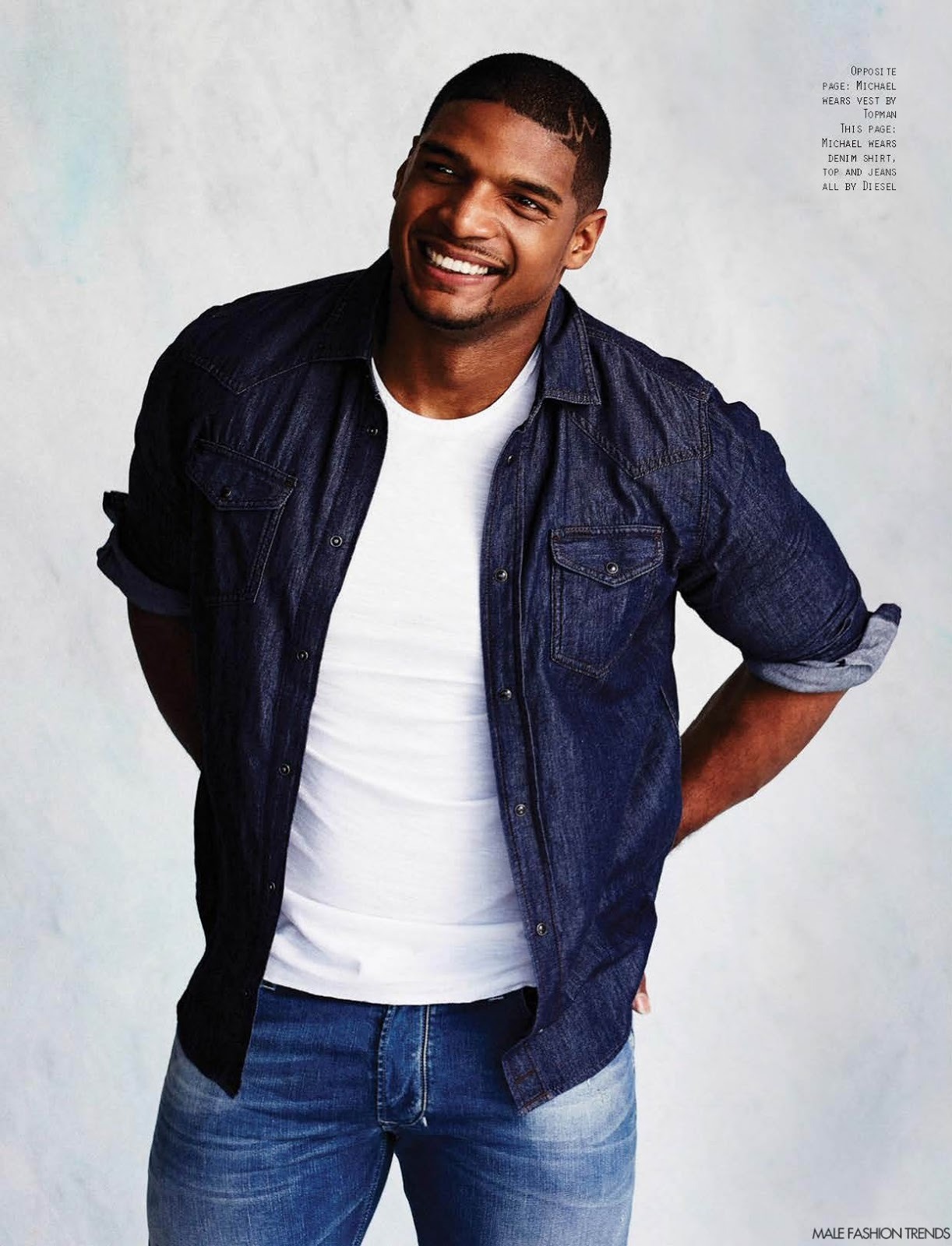 blkwolf676:  (via Michael Sam para Attitude Magazine Mayo 2016 por Leigh Kelly) 