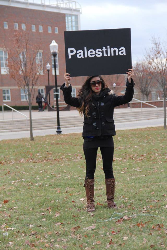 lovenerdeen: Students for Justice in Palestine at College of Staten Island, demonstrate