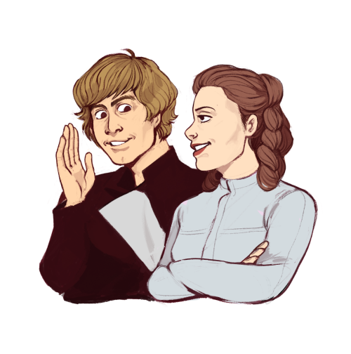 Luke and Leia, what are they gossiping about? my insta