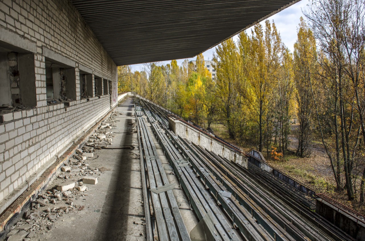 tylerandsociety:  Sports Stadium | Pripyat, Ukraine