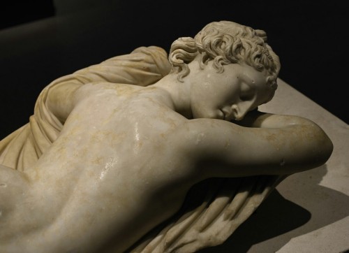 theancientwayoflife:~Sleeping Hermaphrodite. Microasiatic marble. Roman copy of the mid-2nd cent. CE