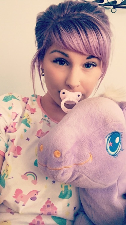 xxkittensanctuary13xx:  Just me and my stuffie porn pictures