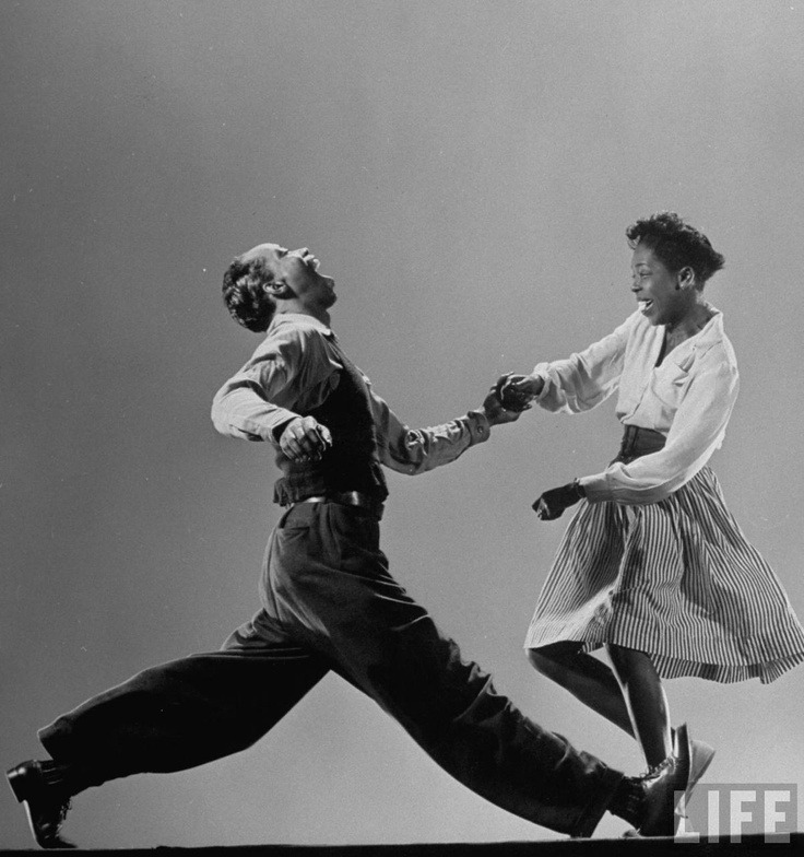 blackhistoryalbum:  DOING THE LINDY —- Leon James and Willa Mae Ricker demonstrate