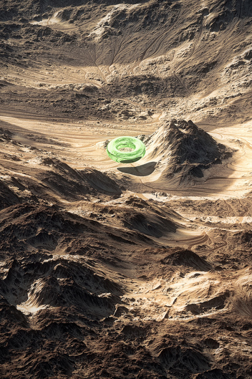 creative-curiosity-design:  “This is a personal project meant to experiment erosion on procedural terrains. The goal of the project was to find a good way to import terrains from World Machine into Vue. The process was long and boring because I