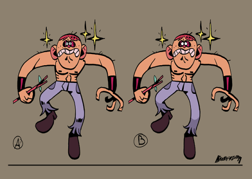  Don’t mess with that Wood Boy! Future animation of this little guy coming soon! INS