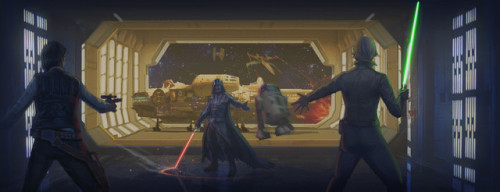 darthluminescent:Star Wars // by Lim Shin