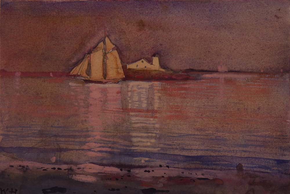 thusreluctant:  Gloucester Harbor and Ten Pound Island by Winslow Homer