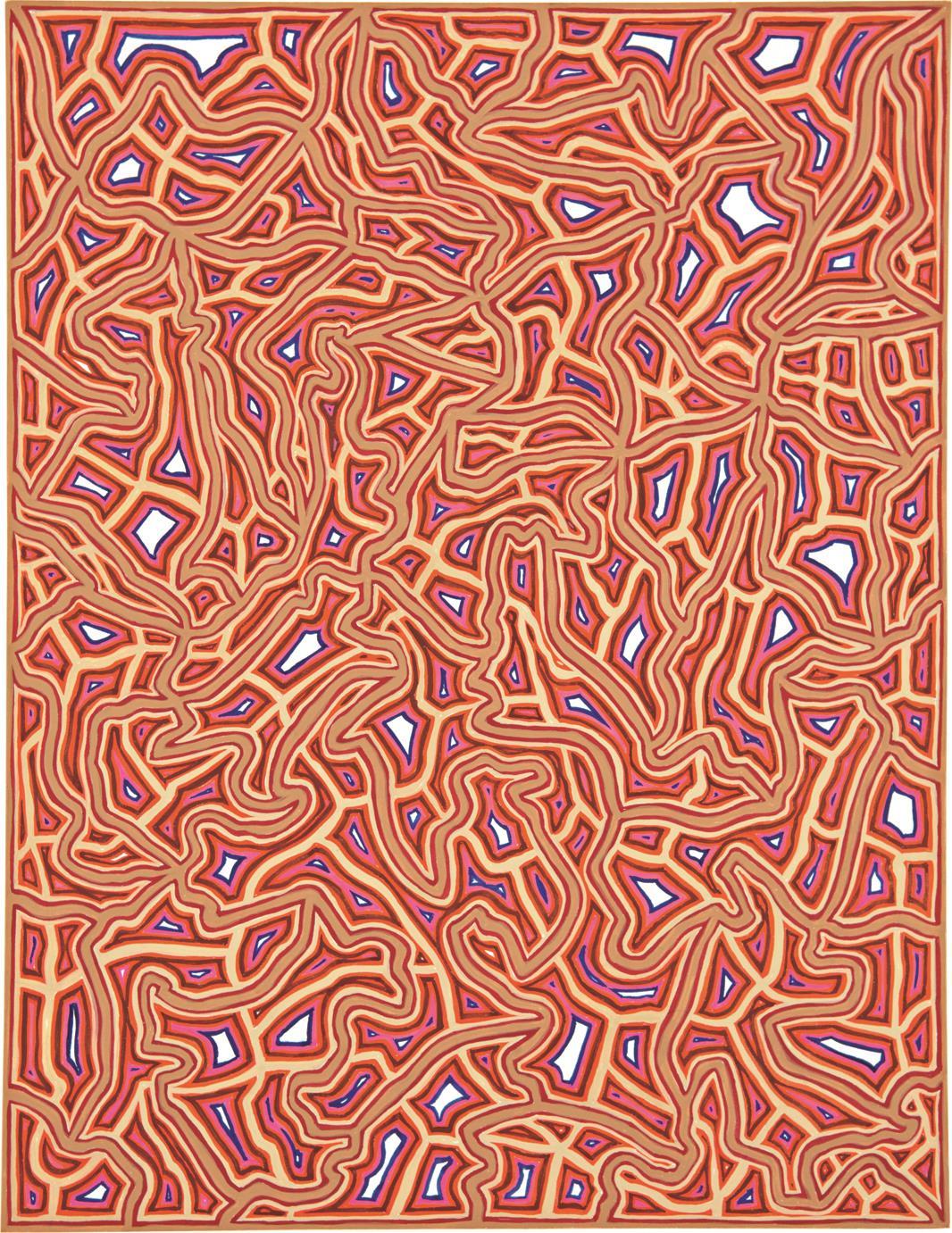 thunderstruck9:  James Siena (American, b. 1958), Distorted Overlapping Lattice,