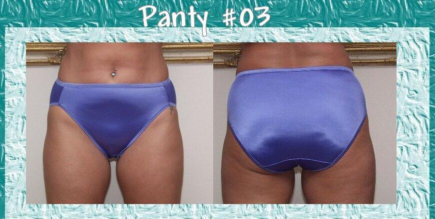 full back satin panties