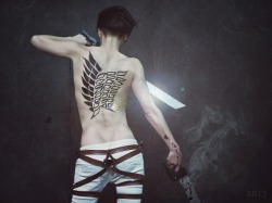 stoned-levi:  worldfullofcosplay:  cosplayer: Ryu Lain  this isn’t cosplay this is just the actual levi accidentally modeling 