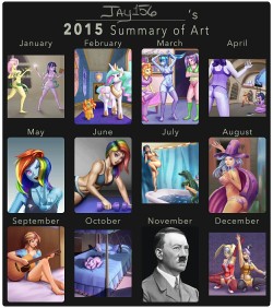 jay-kun156:  2015 Summary of art.   &gt;novemberjezus, that was unexpected