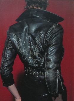 subcultural-focus: Vivienne Westwood leather jacket from her and Malcolm McLaren’s joint boutique Let It Rock