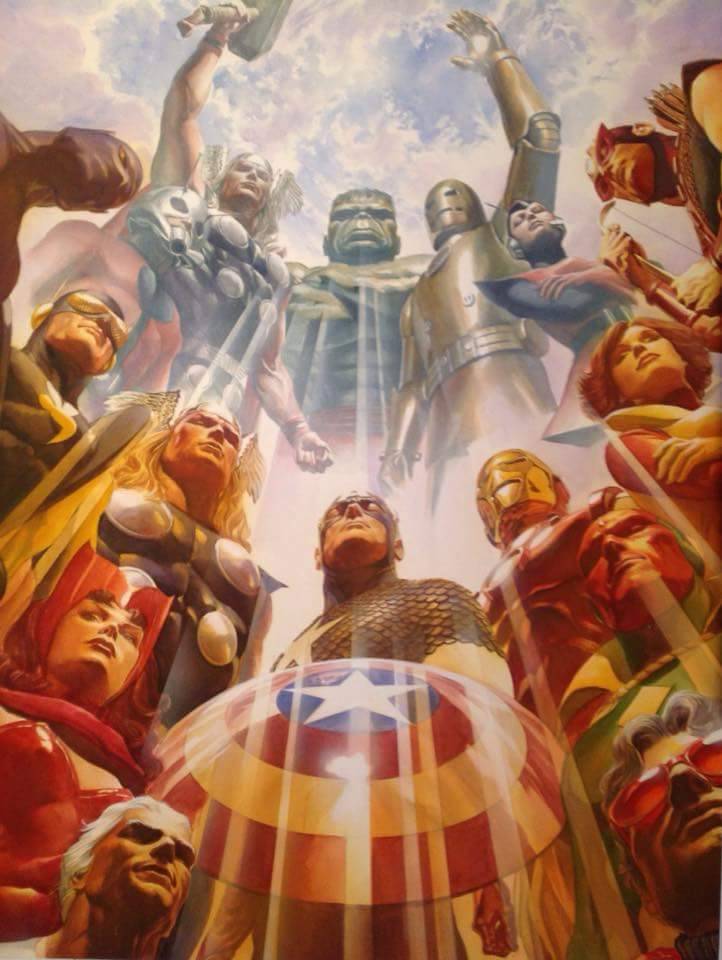 spyrale:  The Avengers by Alex Ross  