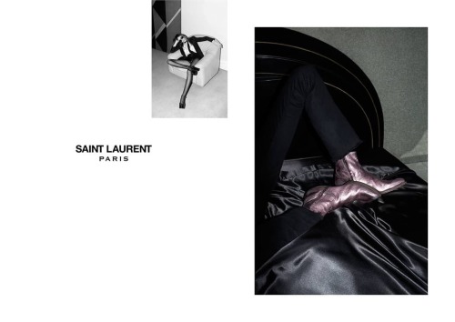 Saint Laurent. Ad campaign SS15Creative Director: Hedi SlimanePhotos: Hedi SlimaneModels: Kiki Wille