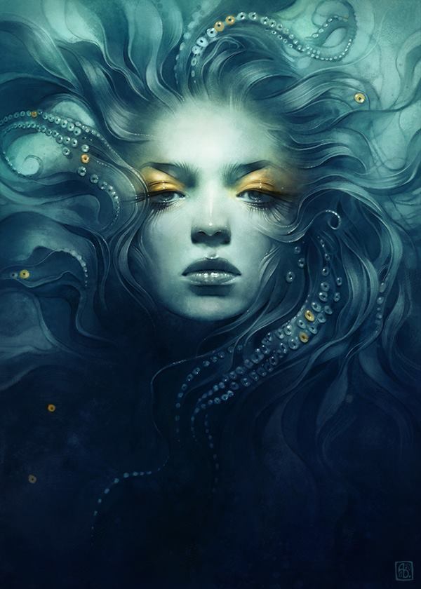 crossconnectmag:  Anna Dittmann (previously)  is 22 years old illustrator from San