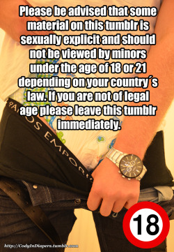 codyindiapers:Protecting minors on the web! Do you have sexual material on your tumblr? Reblog this!