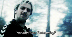 albusyumbledore: Clint Barton and Pietro Maximoff + “You didn’t see that coming?”