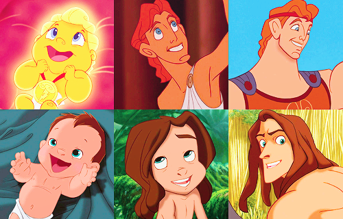 mickeyandcompany:Some Disney characters through the time
