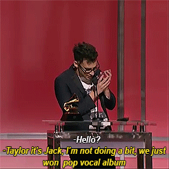 teylors:Taylor Swift’s reaction to winning Pop Vocal Album over the phone