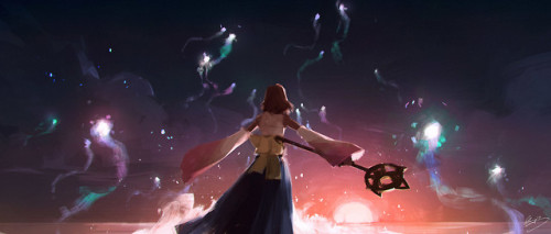 moonlightsdreaming:Final Fantasy 30th Anniversary | byLap Pun Cheung
