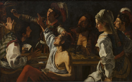 Card and Backgammon Players. Fight over Cards.TheodoorRombouts (Flemish; 1597–1637)ca. 1620–30Oil on