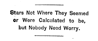 salparadisewasright:estufar:An actual headline from The New York Times in 1919 I love this so much.
